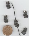 1 14x9mm Ceramic Black Cats
